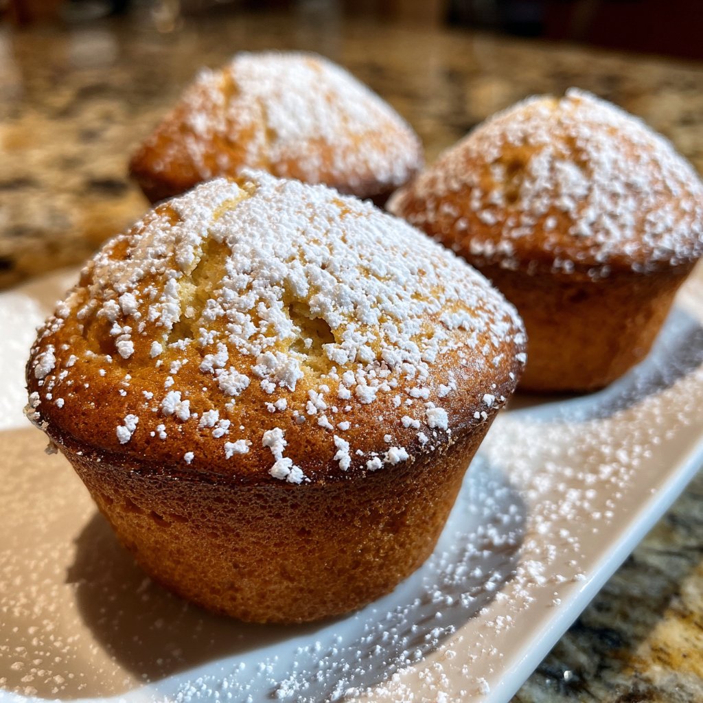 Vanillemuffins mit weicher Krume