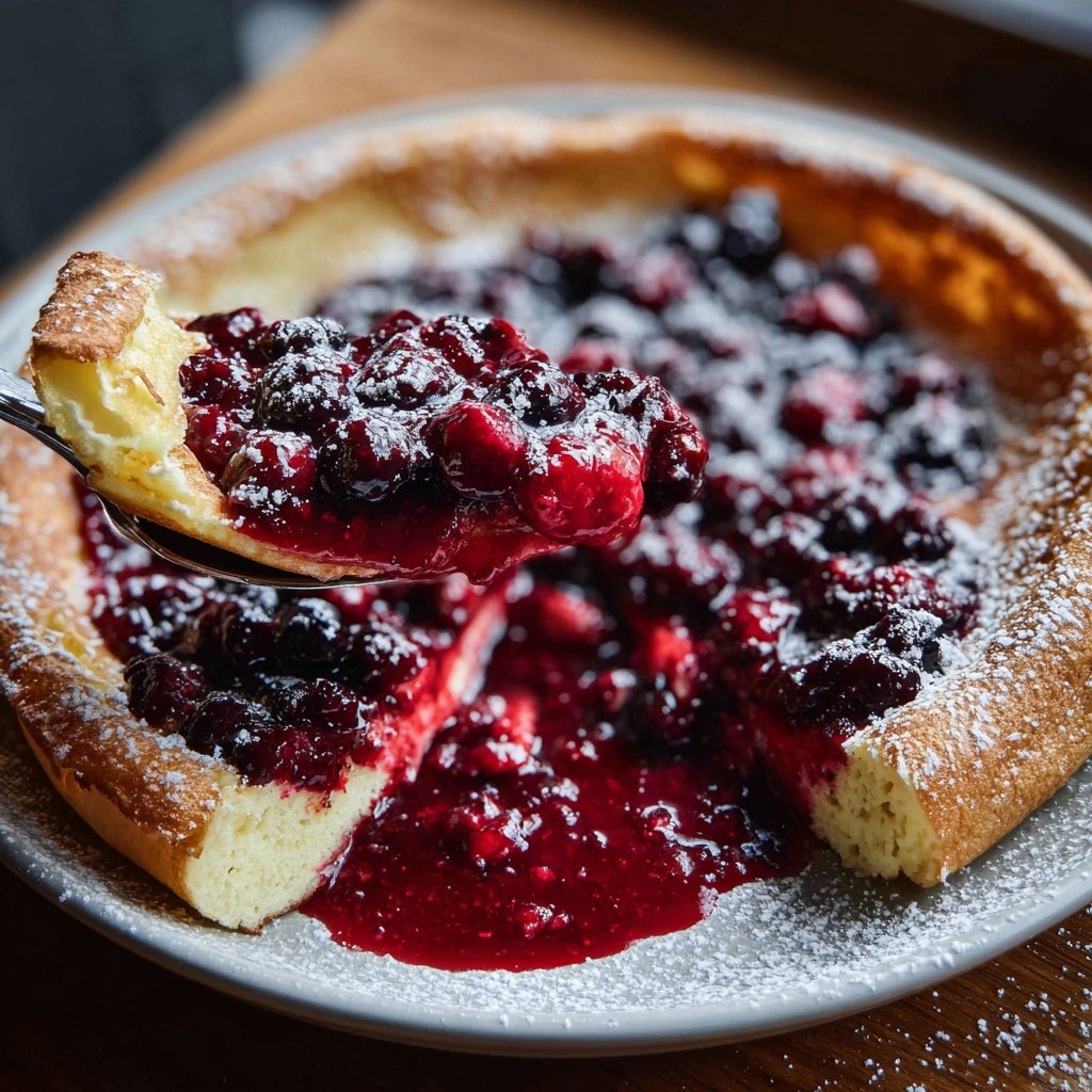 Pfannkuchen mit Beerenmix