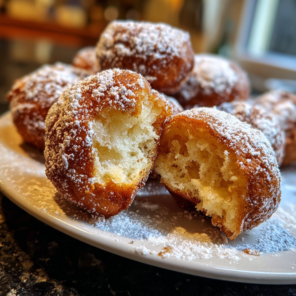 Quarkbällchen mit Joghurtteig