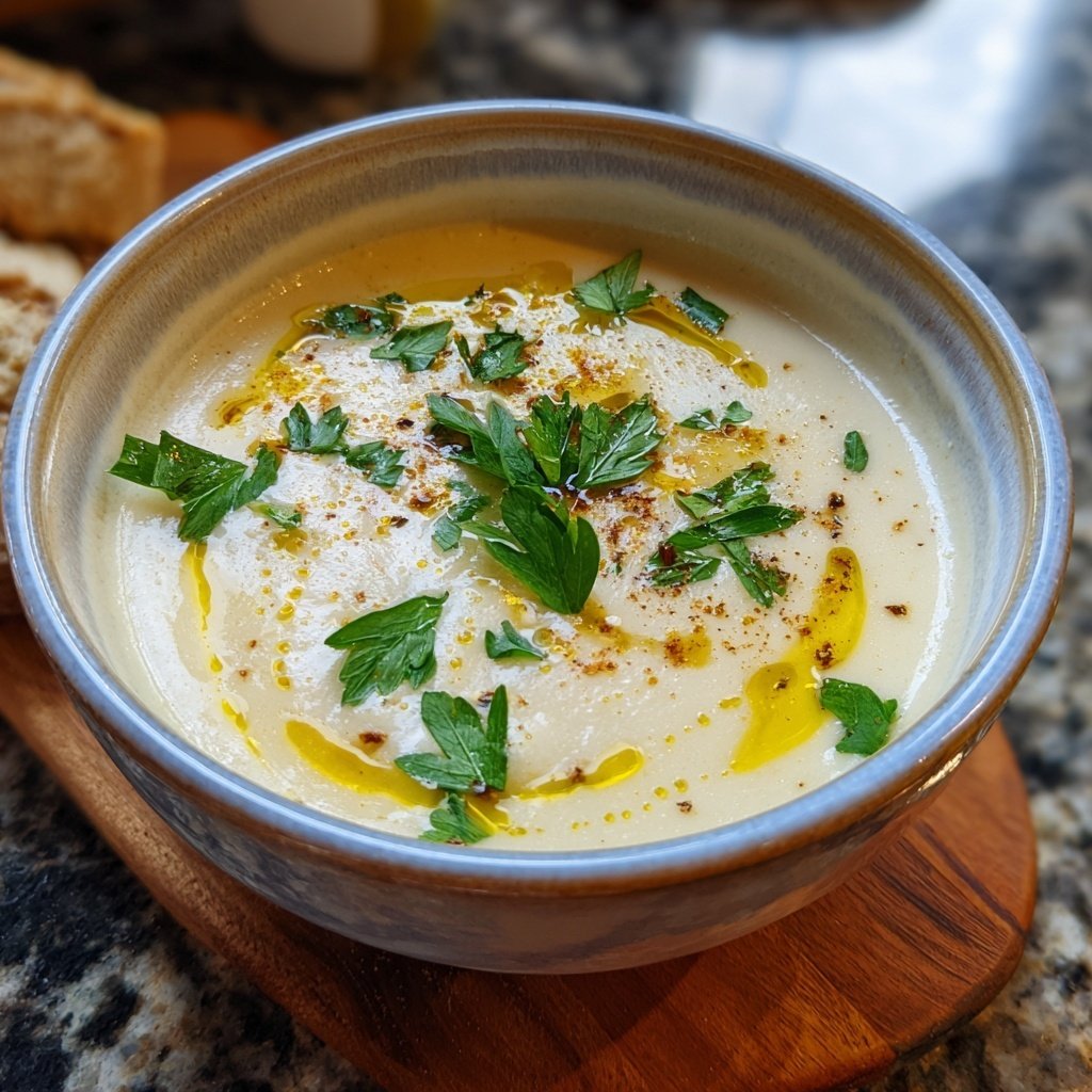 Blumenkohlsuppe mit Sellerie