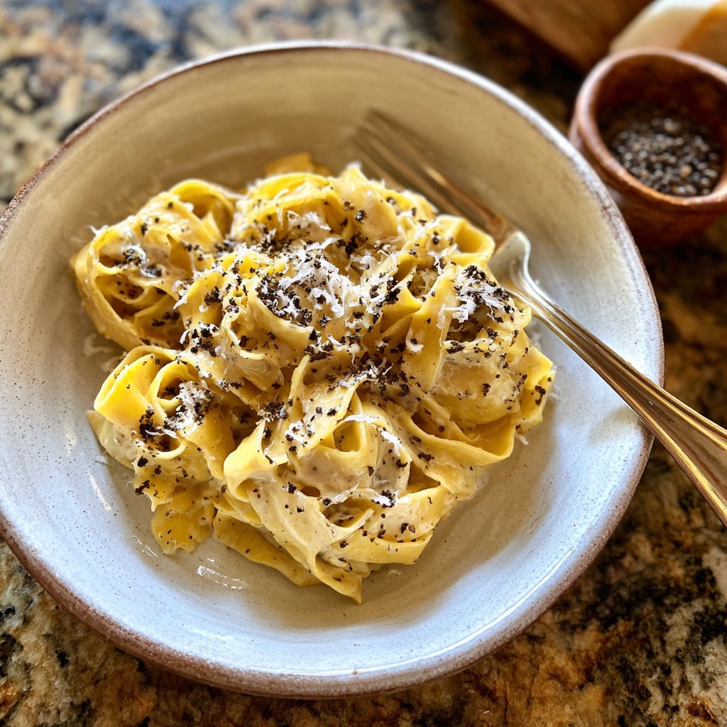 Pasta mit Trüffelcreme
