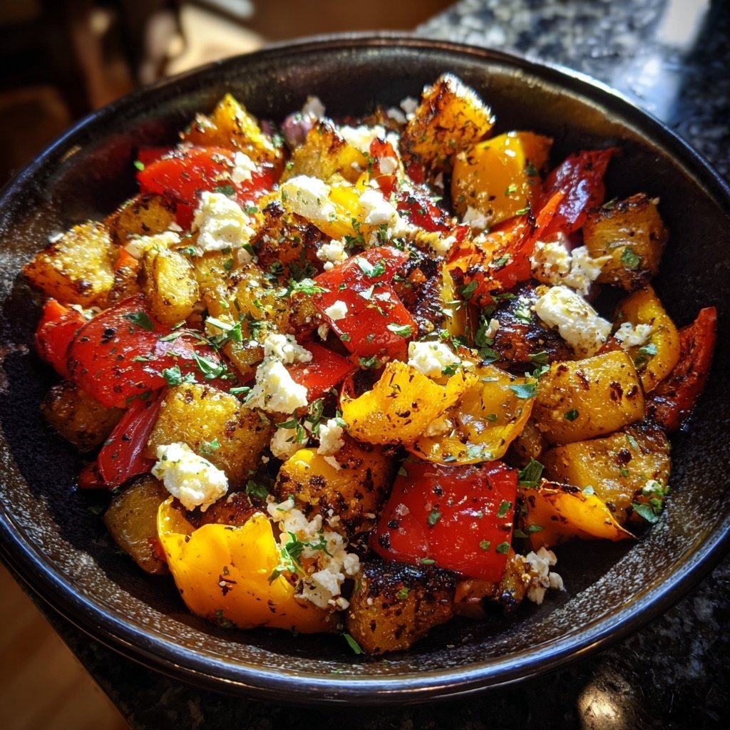 Kalorienarmes Ofengemüse Mit Feta