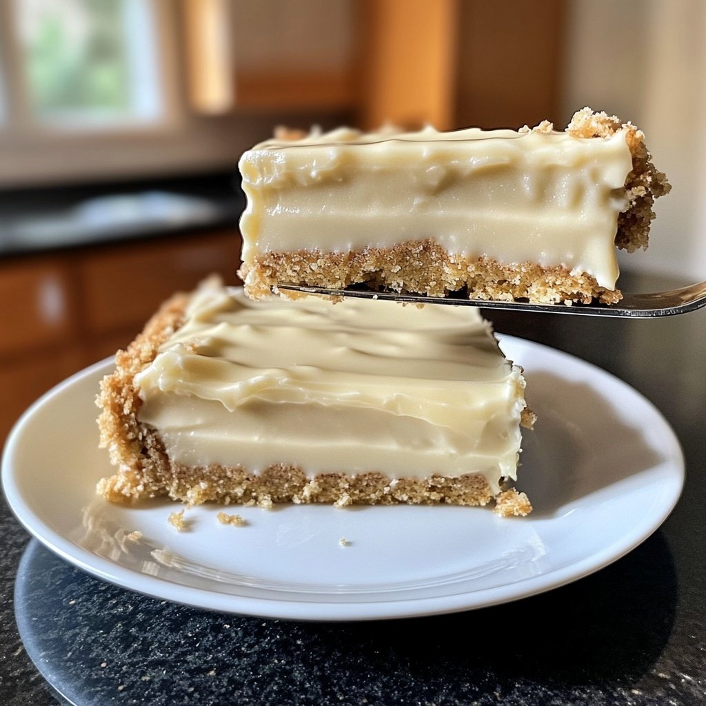 Weiße-Schoko-Marzipan-Schnitten mit Mürbeteig-Boden (Kaffee und Cupcakes)