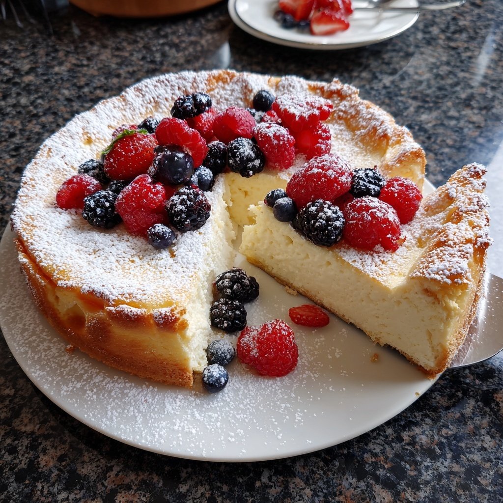 Käsekuchen klassisch gebacken