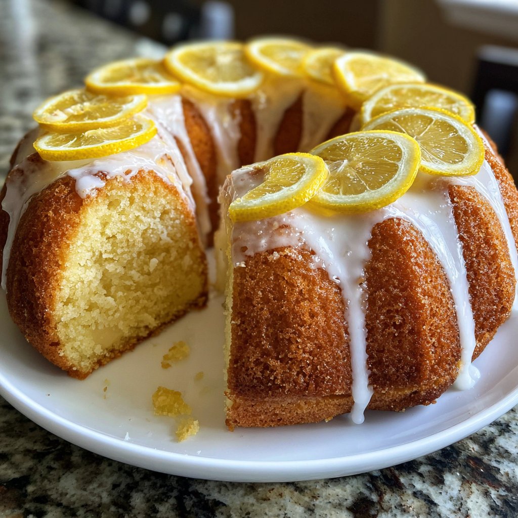 Zitronenkuchen für Gäste