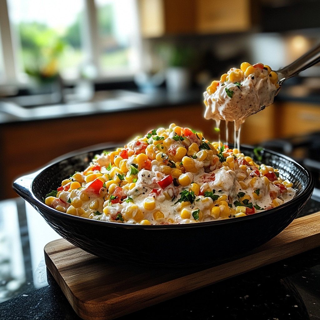 Street Corn Hähnchen Reis Bowl
